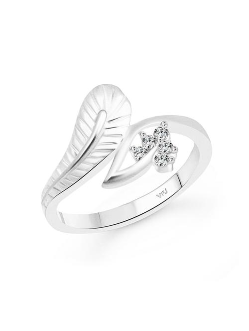 silver metal finger ring - 15738966 - Standard Image - 1