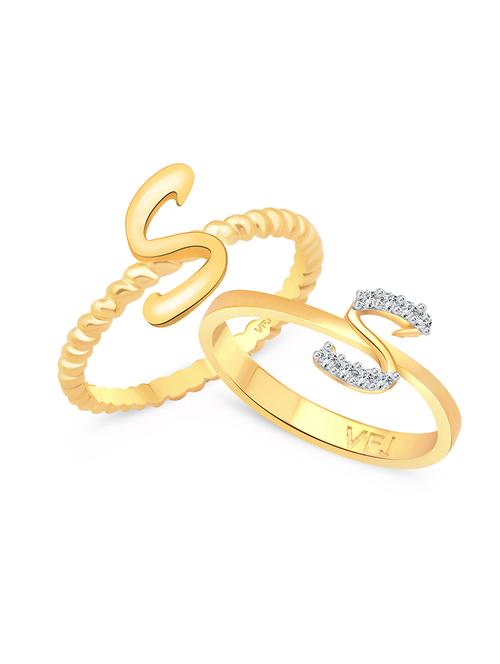 gold metal finger  ring - 15738982 -  Standard Image - 0