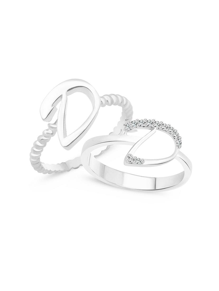 silver metal finger ring - 15738986 - Zoom Image - 1