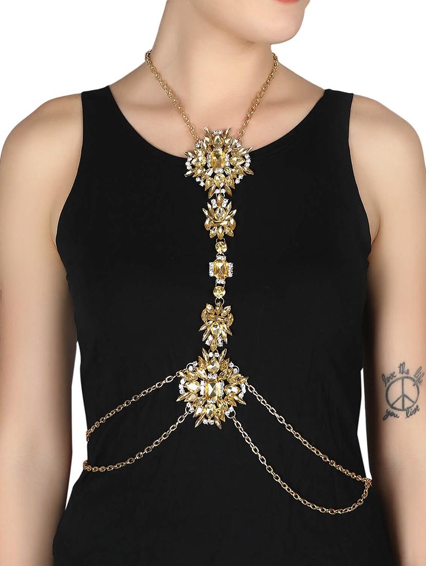gold metal body jewellery - 15738994 - Zoom Image - 1