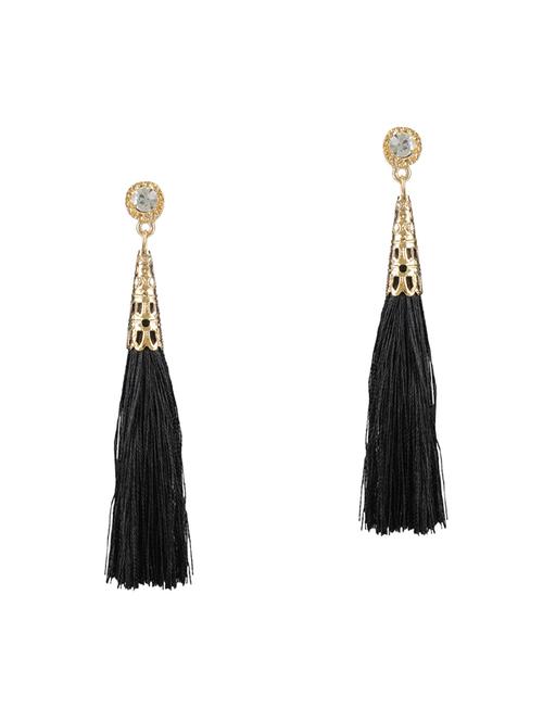 black metal drop earring - 15739016 - Standard Image - 1