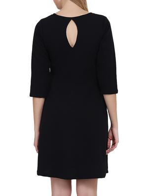 keyhole back embroidered dress - 15739137 - Standard Image - 3