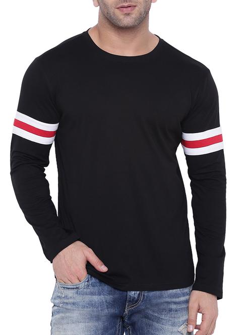 black cotton t-shirt - 15739153 - Standard Image - 1