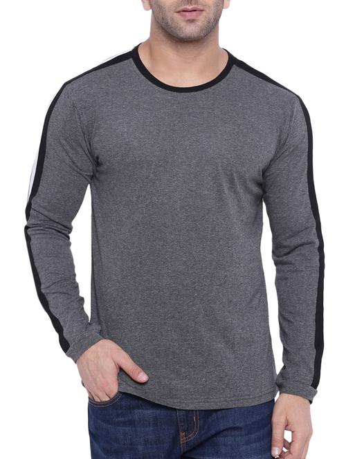 grey cotton t-shirt - 15739158 - Standard Image - 1