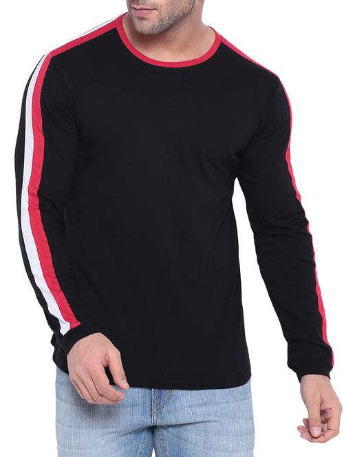 black cotton t-shirt - 15739159 - Standard Image - 1