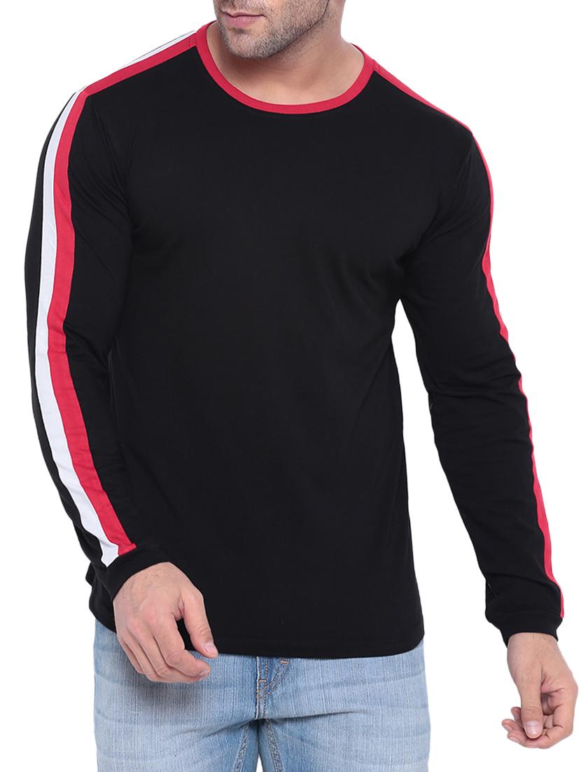 black cotton t-shirt - 15739159 - Zoom Image - 1