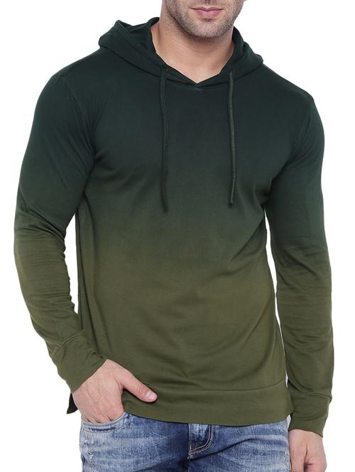 olive green cotton t-shirt - 15739164 - Very Small Image - 1