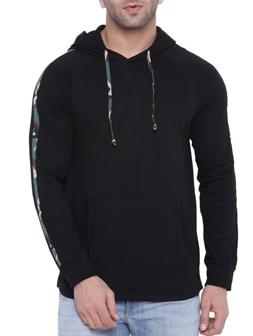 black cotton t-shirt - 15739170 - Standard Image - 1