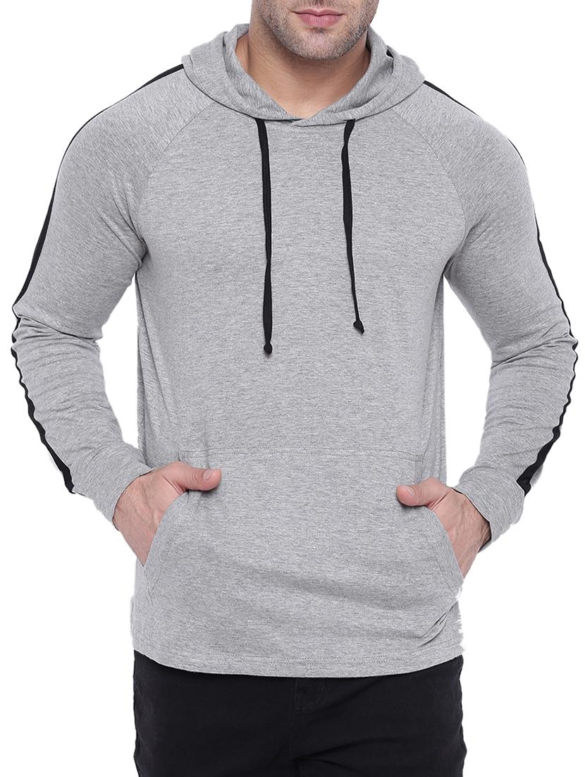 grey cotton raglan t-shirt - 15739172 - Zoom Image - 1