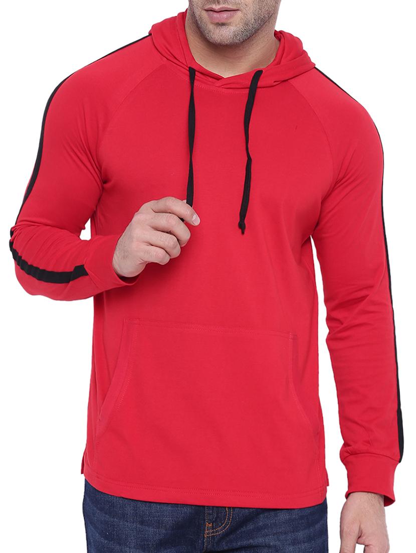 red cotton raglan t-shirt - 15739173 - Zoom Image - 1
