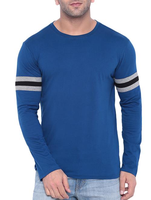 blue cotton t-shirt - 15739195 - Standard Image - 1