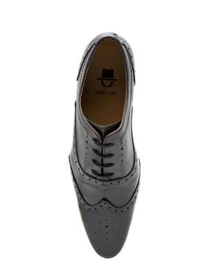 brown leather lace-up brouges - 15739856 - Standard Image - 4