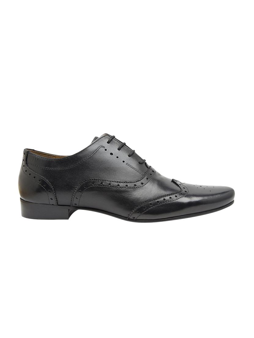brown leather lace-up brouges - 15739856 - Zoom Image - 2