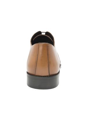 brown leather lace-up brouges - 15739858 - Standard Image - 3