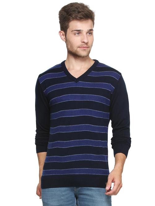 blue acrylic pullover - 15740827 - Standard Image - 1