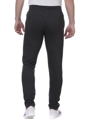 black cotton full length track pant - 15740933 - Standard Image - 3