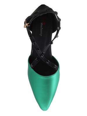 green ankle strap sandals - 15741187 - Standard Image - 4