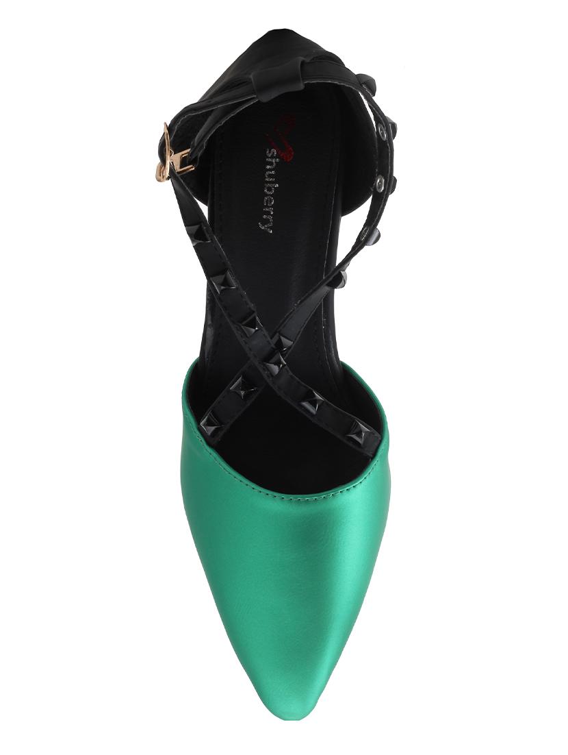 green ankle strap sandals - 15741187 - Zoom Image - 4