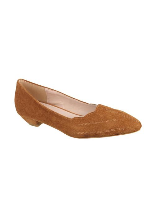 tan slip on pumps - 15741904 - Standard Image - 1