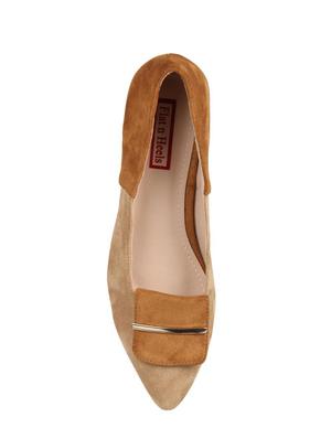 beige slip on pumps - 15741909 - Standard Image - 4