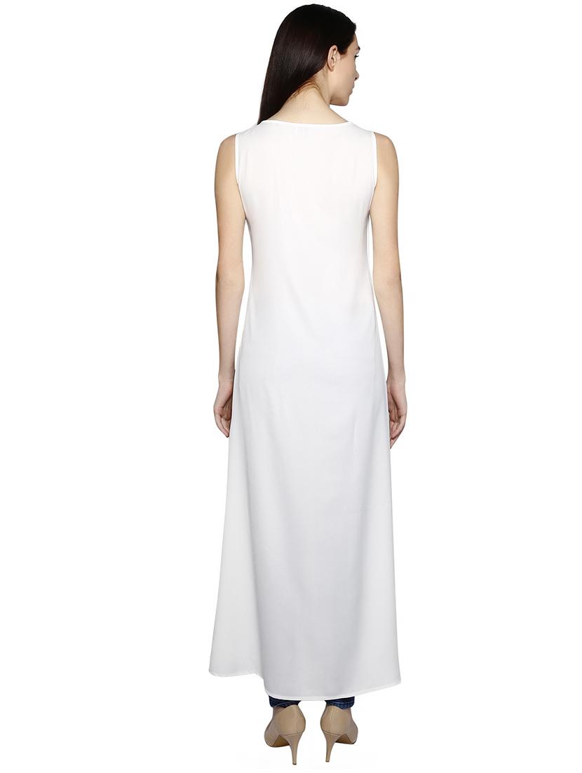 sleeveless overlap front tunic - 15743442 - Zoom Image - 3