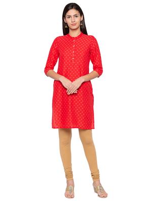 straight printed kurta - 15744032 - Standard Image - 5
