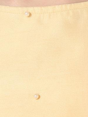 mesh cape faux pearl crop top - 15744293 - Standard Image - 5