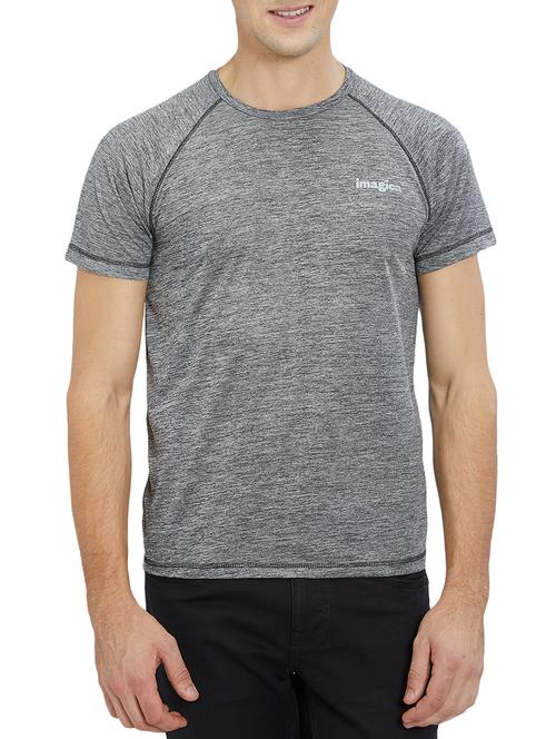 grey polyester raglan t-shirt - 15744902 - Standard Image - 1