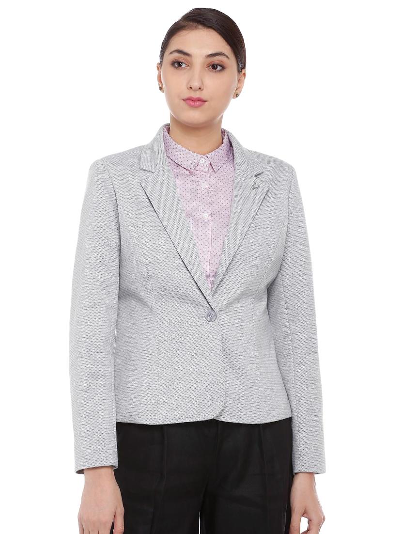 Pin dot lapel neck blazer - 15746210 - Zoom Image - 1