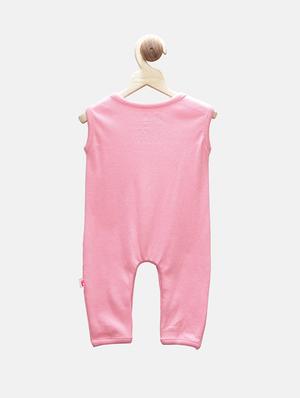 pink cotton romper - 15747026 - Standard Image - 2