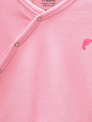 pink cotton romper - 15747026 - Standard Image - 4