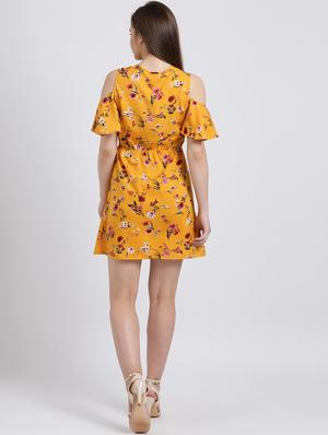 surplice neck floral dress - 15747093 - Standard Image - 3
