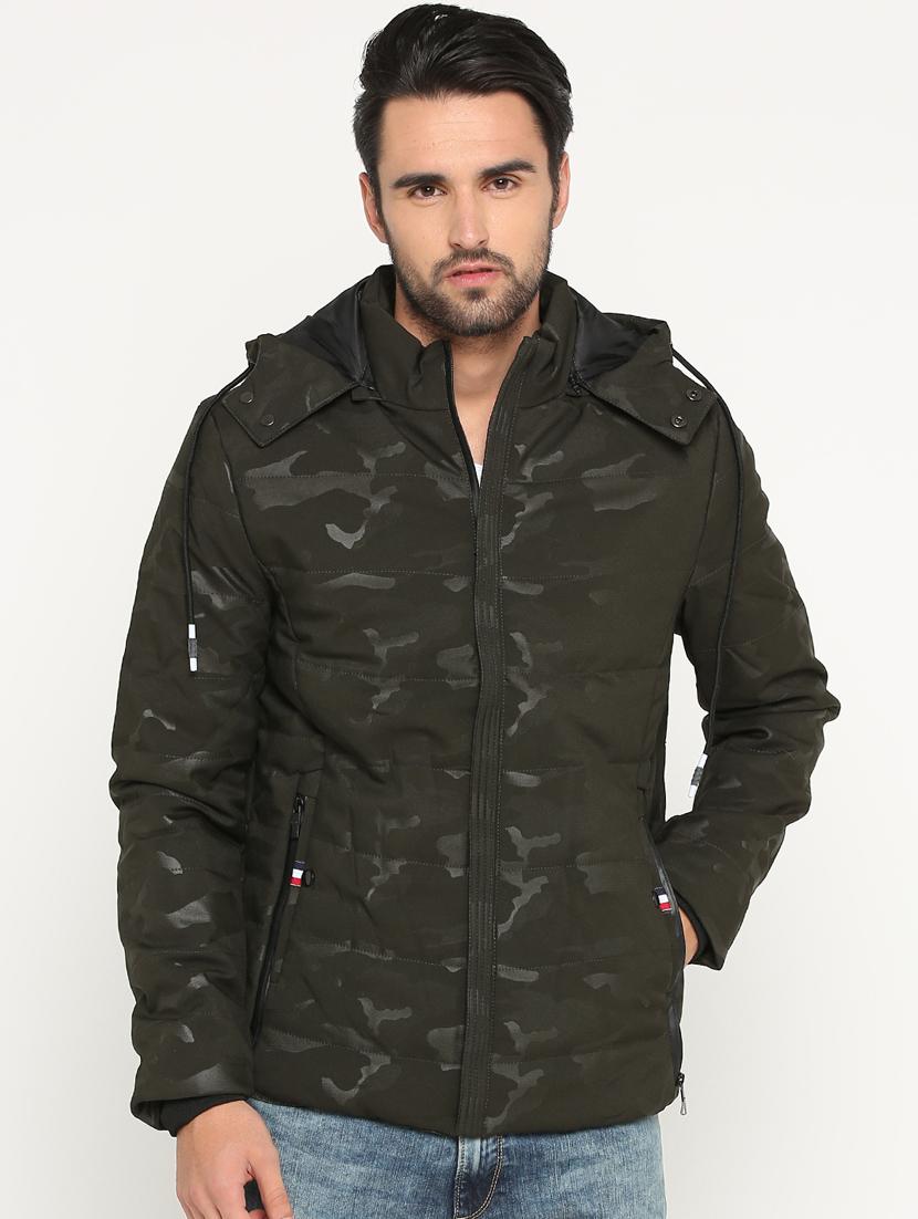 green polyester quilted jacket - 15747182 - Zoom Image - 1
