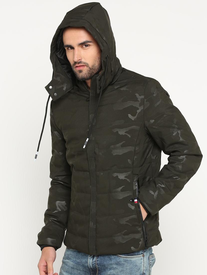 green polyester quilted jacket - 15747182 - Zoom Image - 2