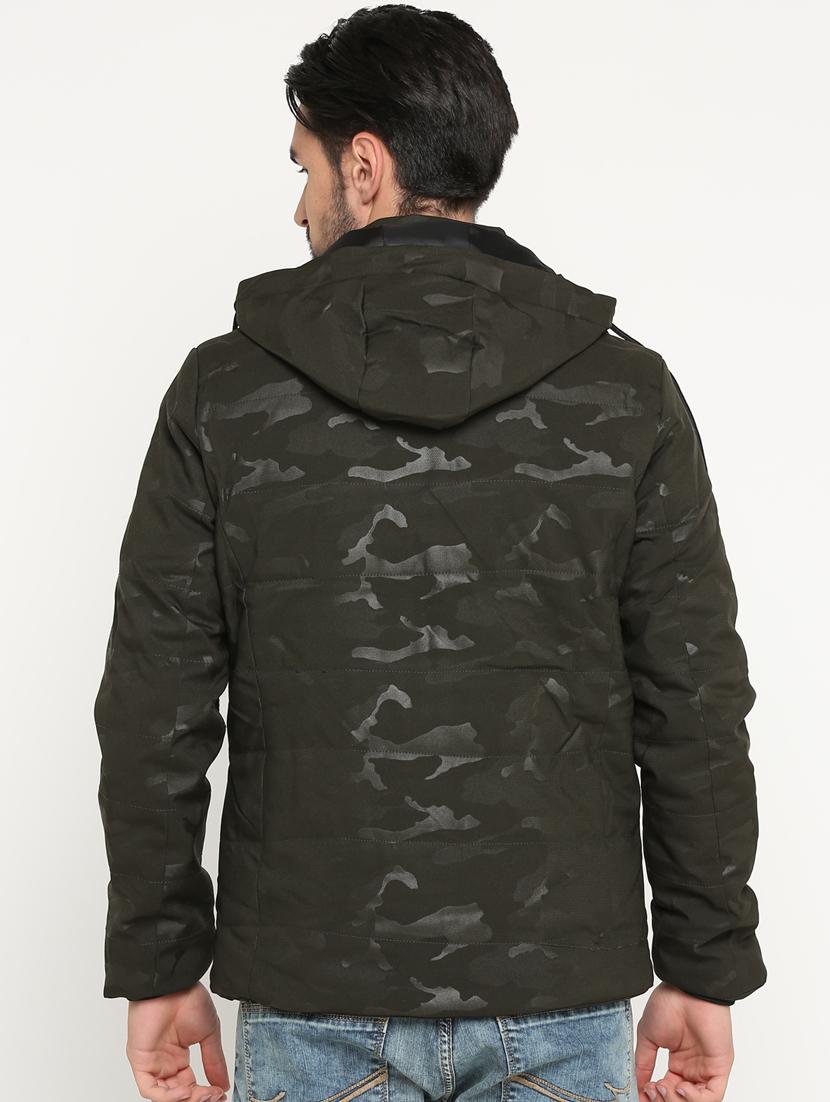 green polyester quilted jacket - 15747182 - Zoom Image - 3