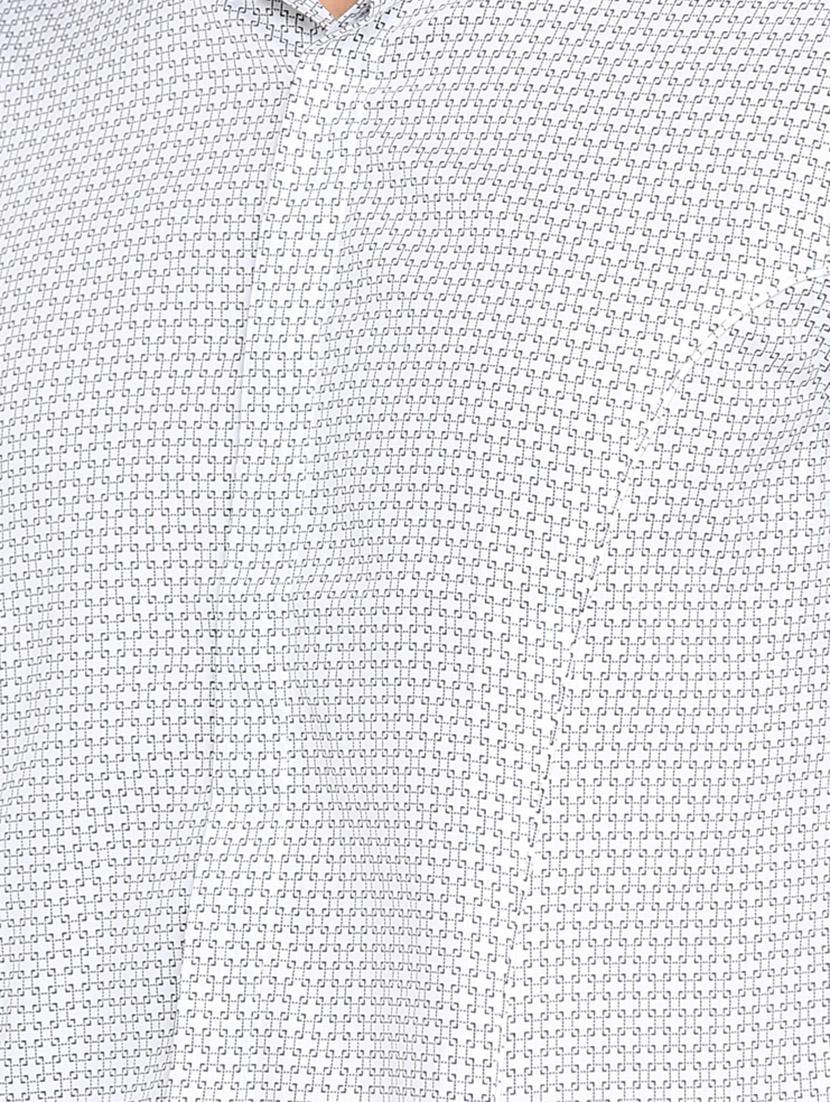 white cotton casual shirt - 15747214 - Zoom Image - 5