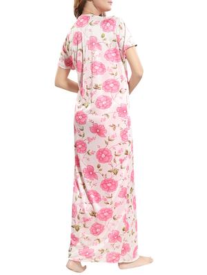 lace detail floral sleeprobe - 15748124 - Standard Image - 3