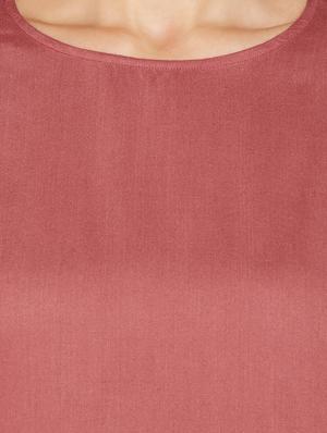 flounce sleeved keyhole back top - 15748295 - Standard Image - 5