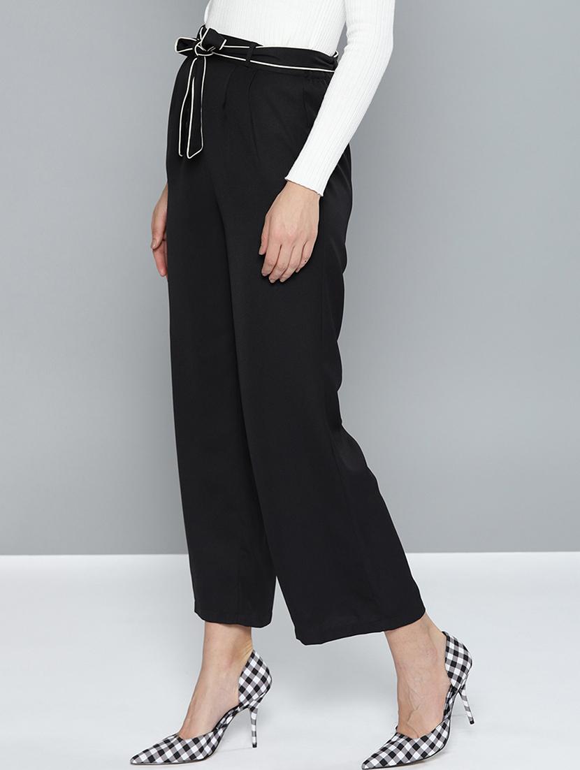 tie-up waist pleated wide leg trouser - 15748361 - Zoom Image - 2