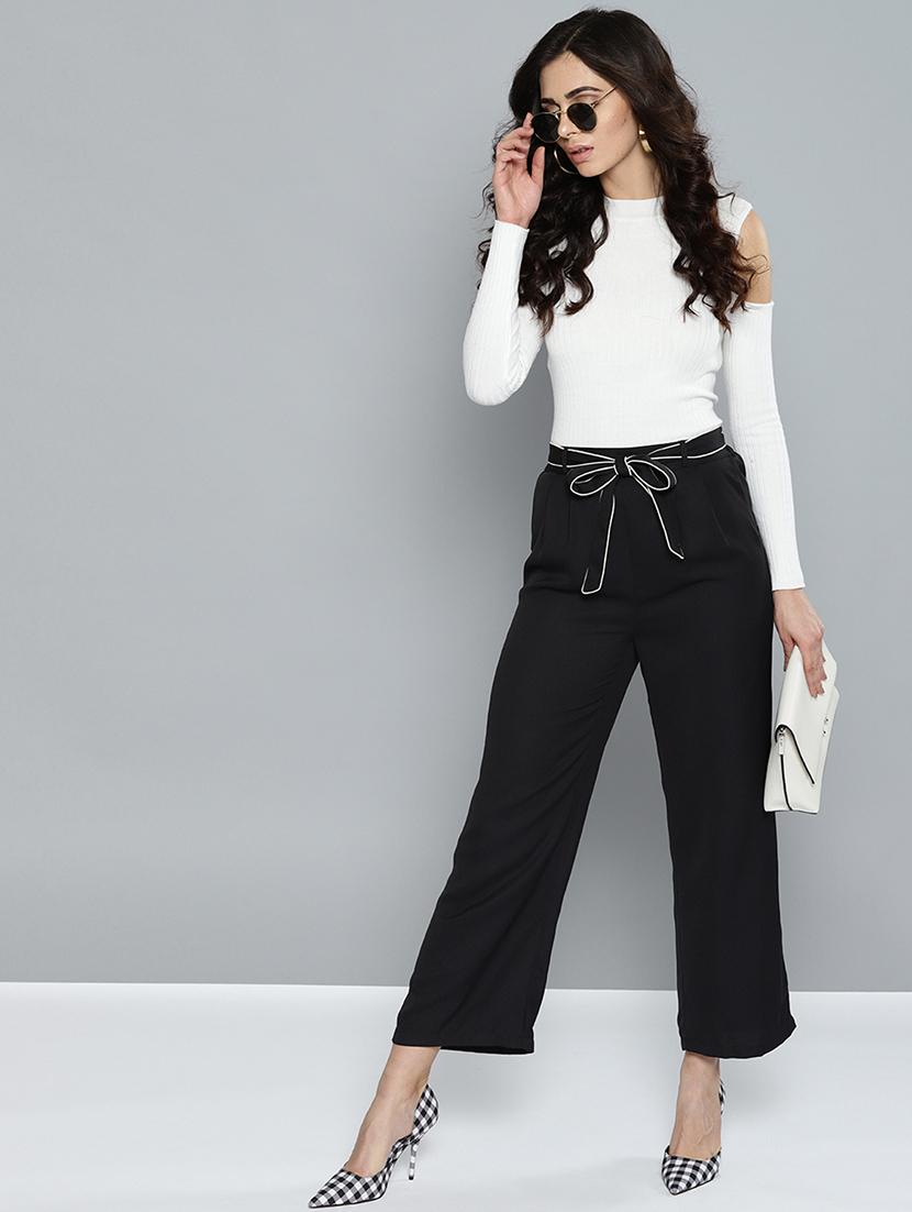 tie-up waist pleated wide leg trouser - 15748361 - Zoom Image - 4