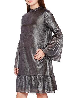 ruffled hem a-line dress - 15748738 - Standard Image - 2