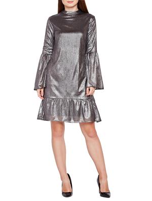 ruffled hem a-line dress - 15748738 - Standard Image - 4