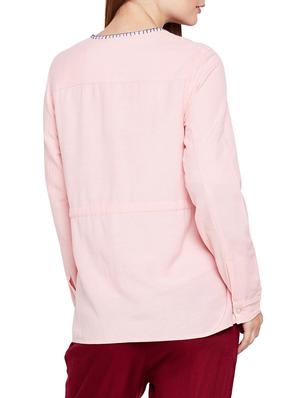 drawstring waist embroidered jacket - 15748757 - Standard Image - 3