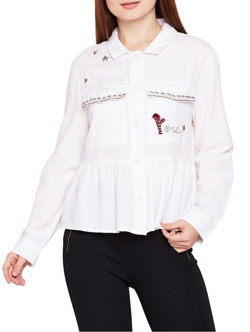 gathered detail embellished jacket - 15748759 - Zoom Image - 1