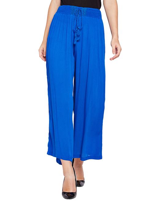 smocked waist palazzo - 15748832 - Standard Image - 1