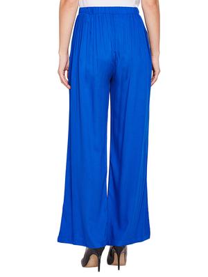 elasticated waist flared palazzo - 15748833 - Standard Image - 3