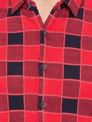 red checkered casual shirt - 15750652 - Standard Image - 5