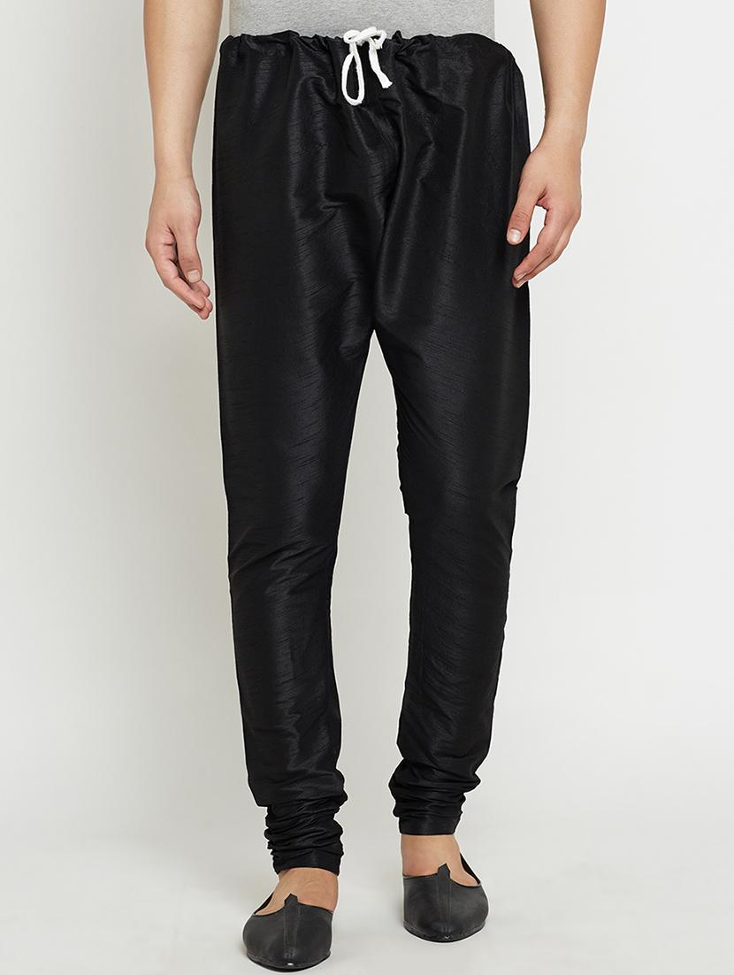 black dupion silk pyjamas - 15750776 - Zoom Image - 1