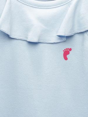 light blue cotton onesie - 15754335 - Standard Image - 3