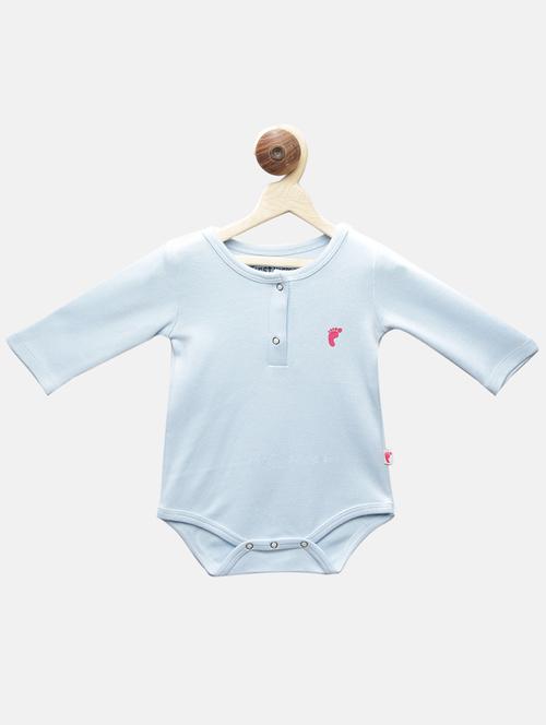 light blue cotton onesie - 15754339 - Standard Image - 1
